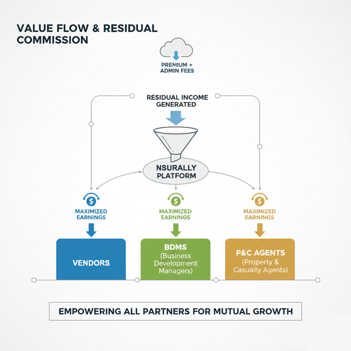 Commission flow infographic